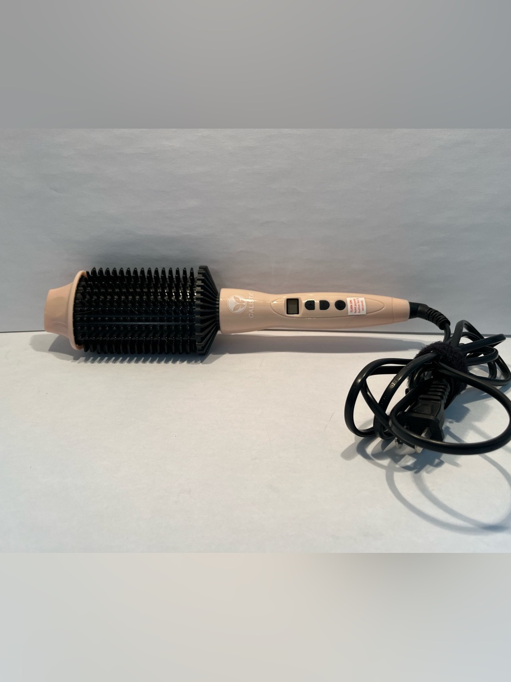 CALISTA Perfecter Oval Curling Hot Air Brush - Pink and Black 1”